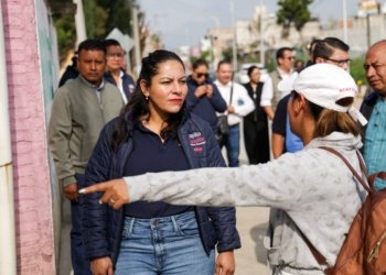 Atiende Lupita Cuautle a familias afectadas por las lluvias