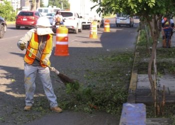 Comunidad y Gobierno de Puebla refuerzan lazos con faena de seguridad