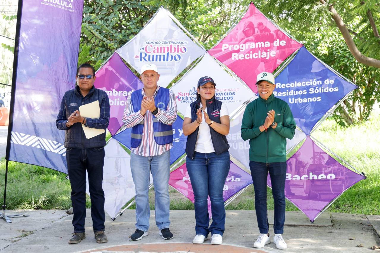 Continúa Lupita Cuautle trabajo comunitario para mejorar espacios públicos