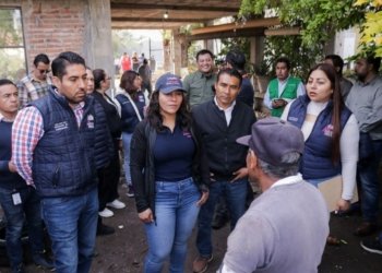 Evalúa Gobierno de San Andrés Cholula zonas afectadas por las intensas lluvias