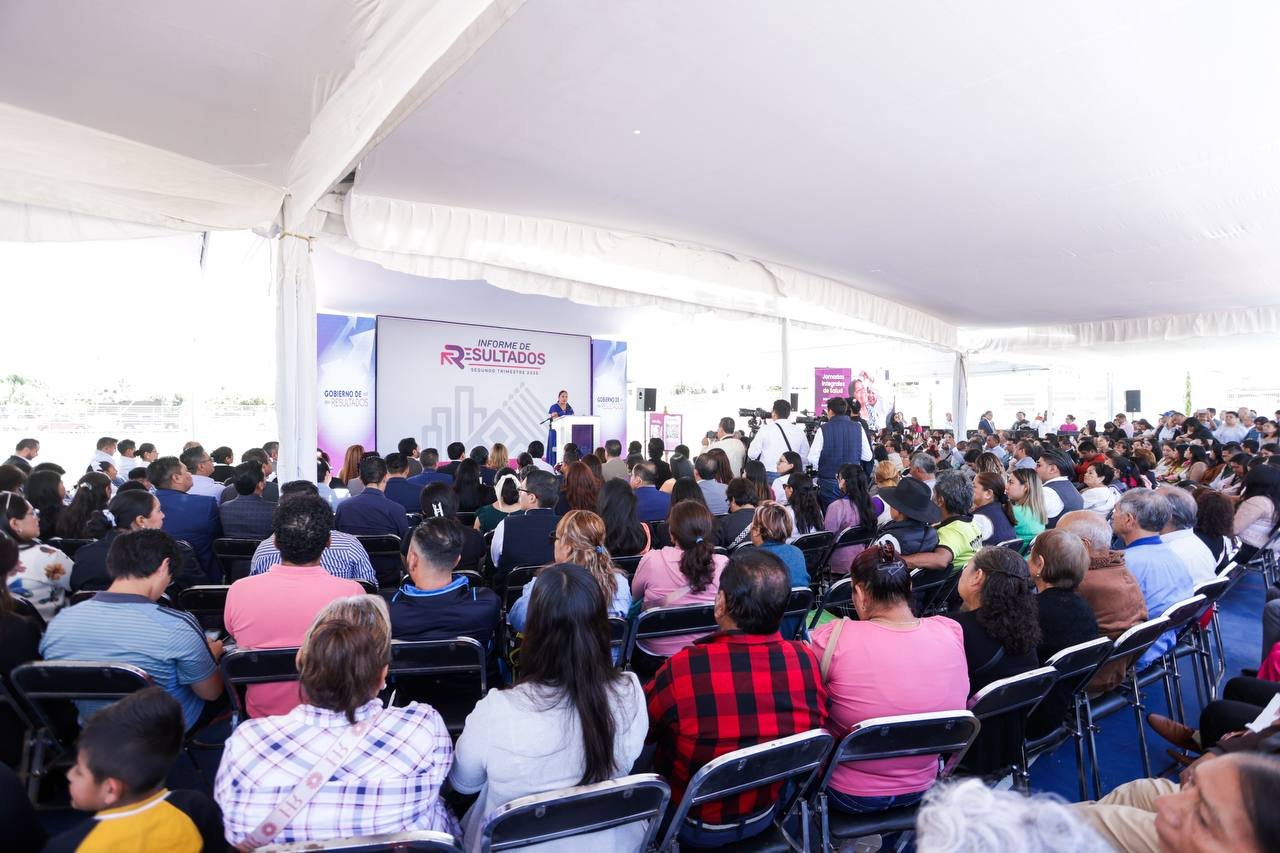 Rinde Lupita Cuautle su informe trimestral con resultados en seguridad, inclusión e infraestructura urbana