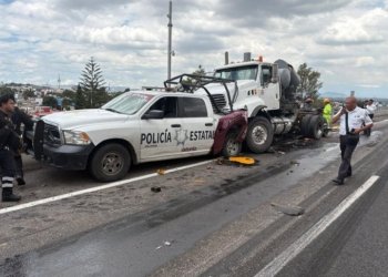 Mueren dos policías estatales tras múltiple accidente en la autopista México-Puebla
