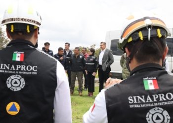 Reconoce Laura Velázquez, Coordinadora Nacional de Protección Civil, preparativos estatales ante Contingencia Volcánica